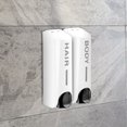 thumbnail image 1 of Dispensador de champú para baño y ducha, 350ML, montaje en pared, recargable, para baño y baño Hugtrwg  Para estrenar, 1 of 6