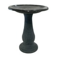 thumbnail image 3 of Birds and Beyond 24-Inch Freestanding Lightweight Clay Bird Bath Basin with Bowl, 3 of 11