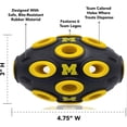 thumbnail image 3 of Pets First NCAA Football Treat Dispensing Toy for Dogs and Cats, Rubber Ball Toy, 3 of 7