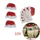 thumbnail image 3 of Juego de 10 tarjetas para copas de vino, decoración navideña, gorro de Papá Noel, decoración de vidrio, árbol de Navidad, muñeco de nieve, decoración del hogar, accesorios de Año Nuevo 2025, 3 of 5