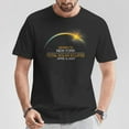 thumbnail image 2 of Henrietta New York Total Solar Eclipse 2024 T-Shirt – Celestial Event Graphic Tee for Men Women Kids, April 8 Path of Totality Astronomy Shirt, Perfect Souvenir for Eclipse , Size S, Color Black, 2 of 3