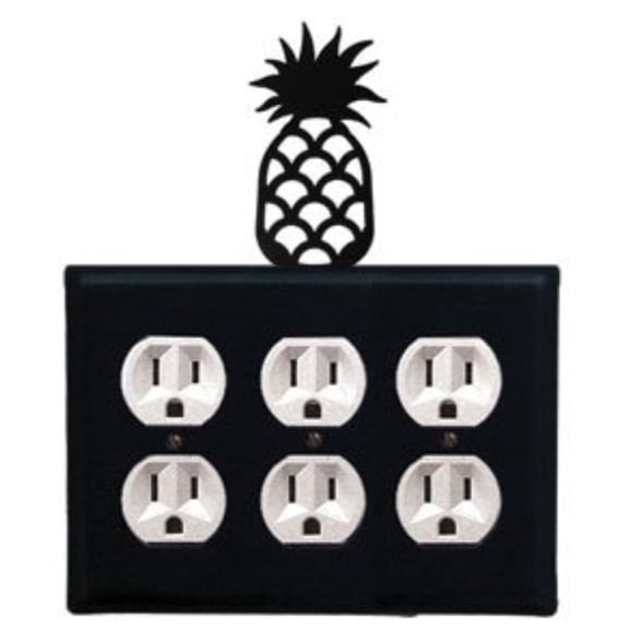Pineapple - Triple Outlet Cover