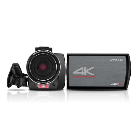UPC: 0084438961379 | Minolta MN4K20NV MN4K20NV 4K Ultra HD IR Night Vision Camcorder