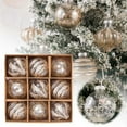 thumbnail image 2 of 9PCS Christmas Tree Ornaments Set - Glittering Shatterproof Xmas Balls for Holiday, Wedding & Home Decoration, 2 of 8