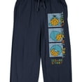 thumbnail image 2 of Sesame Street That's How Me Roll Men's Navy Sleep Pajama Pants-XXL, 2 of 5