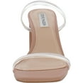 thumbnail image 2 of Steve Madden Women's Lilah Vegan Leather Open-Toe Block Heel Sandal, 2 of 3