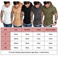 thumbnail image 5 of 2020 nueva moda para hombre, camiseta ajustada de verano de manga corta, camiseta informal, Tops, ropa con capucha, camiseta musculosa, 5 of 5