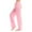 Pink 2, variant on Wensltd Summer Women Lounge Pants Drawstring Elastic Waist