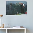 thumbnail image 4 of AIOE Lee Teter's Reflection on The Vietnam Military Memorial Wall Painting Canvas Painting Wall Art Poster for Bedroom Living Room Decor Gift Unframe: 12x8in, 4 of 7