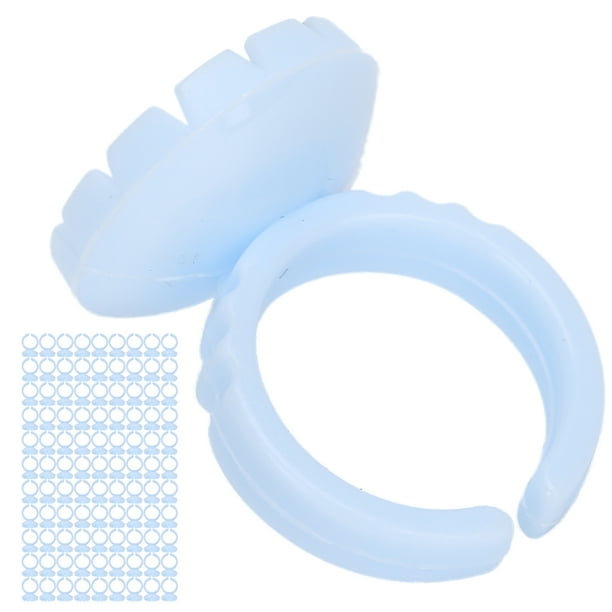 Soporte de Pegamento para Extensiones de Pestañas BuyWeek 100 Piezas Desechable