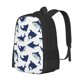 thumbnail image 1 of Disketp Cute Shark Mochila Minimalista de Gran Capacidad, Mochila de Viaje para Escuela, Trabajo o Uso Diario, 1 of 6