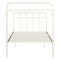 thumbnail image 3 of Weston Home Gabrielle Metal Arches Platform Twin Bed, White, 3 of 10