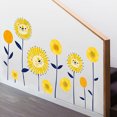 thumbnail image 1 of Etiqueta engomada de la pared de flores creativas, película adhesiva decorativa, pared, 1 of 5