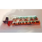 Muzzys Texas Flag Edition Emblem Fender Tailgate Door Badge Stick On Universal