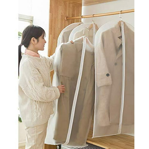 MISSLO 43 Heavy Duty Hanging Garment Bags for Travel Suit Bag for Men  Waterproof Oxford Fabric Suit Cover for Traveling Monogrammed Closet  Clothes