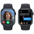 thumbnail image 4 of Restored Apple Watch Series 9 (GPS) 45mm Midnight Aluminium Case with Midnight Sport Band - Small / Medium - Open Box, 4 of 7