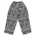 thumbnail image 3 of Gaecuw Palazzo Pants for Women Dressy Plus Size Regular Fit Long Pants Lounge Trousers Sweatpants Casual Loose Baggy Yoga Pants High Waisted Summer Ankle Length Workout Pants Striped Athletic Pants, 3 of 7