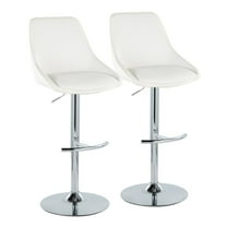 LumiSource Diana Adjustable Barstool - Set of 2