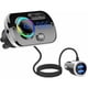thumbnail image 2 of Transmisor Fm Bluetooth para Radio de Coche, Hidou Adaptador Bluetooth 5.0 para Receptor de Radio de Coche con Cargador de Mechero de 7 Colores, Qc3.0/2.4a, Siri Google Assistant, Kit Manos, 2 of 6