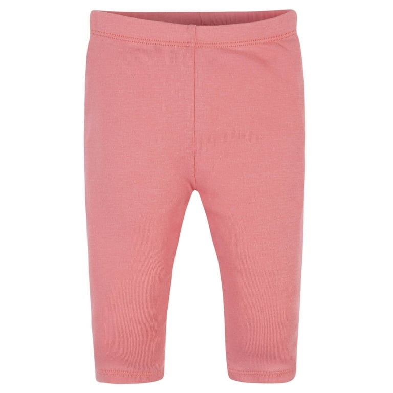 Gerber Baby Girl Pants 4 Pack Newborn 24 Months Walmart