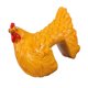 thumbnail image 3 of Bewildely de pollo 2021, escalera de sujeción, artesanía de resina de gallina, adornos de resina de de sujeción, escalera de jardín, Barra de herramientas amarillo Bewildely HA006821-01B, 3 of 6