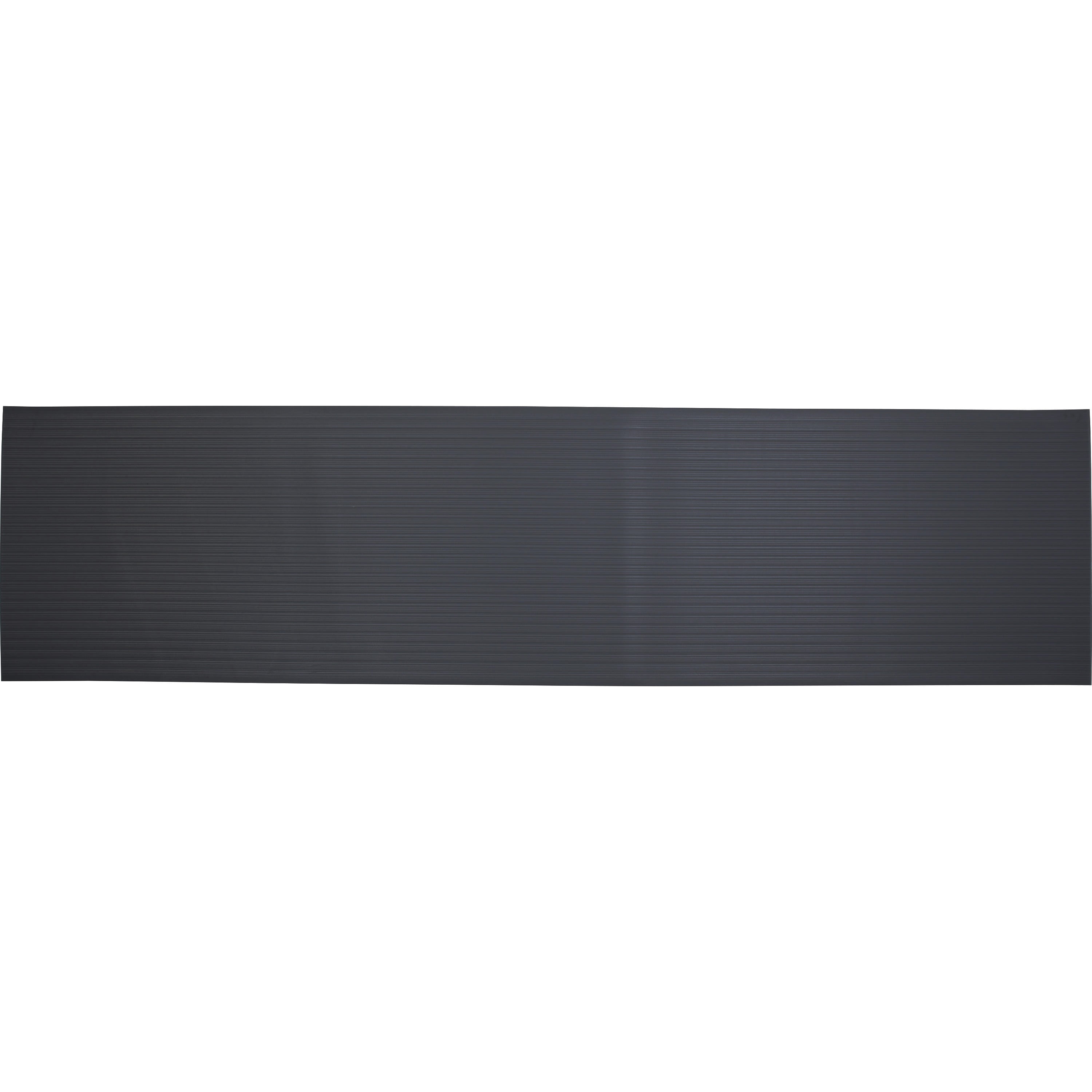Genuine Joe Air Step Anti-fatigue Mat - Warehouse - 12 Ft Length X 36" Width X 0.38" Thickness - Vinyl, Vinyl Foam - Black