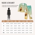 thumbnail image 4 of Pofeuu Starfish And Seashell On The Beach Print Womens Pajamas Set Long Sleeve Sleepwear Button Down Nightwear Soft Pj Lounge Sets Button Down Pajamas Women-Medium, 4 of 7