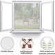 thumbnail image 2 of Mosquito net suitable for windows, 3-pack self-adhesive DIY, 2 of 5