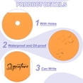 thumbnail image 3 of Uxcell Waterproof Blank Shipping Tags Plastic Price Hang Labels for Luggage and Clothing Orange 3" x 1.6", 3 of 7