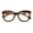 Tortoise, variant on Women Large Oversized Blue Blocker Reading Glasses - Anti Reflective Coating Clear Lens Wide Fitment Reader +1.25