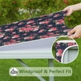 thumbnail image 6 of Square Tablecloth with Elastic Edges 36 * 36 Inch Waterproof Pioneer Table Cover Washable Indoor and Outdoor for Party Kitchen Dinner Banquet Patio Picnic, 6 of 6