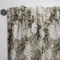 thumbnail image 3 of Designart 'Abstract Retro Florals' Mid-Century Modern Curtain Panel, 3 of 5