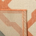 thumbnail image 4 of Safavieh Linden Gamal Geometric Indoor/Outdoor Area Rug, Cream/Rust, 4' x 6', 4 of 8
