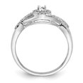 thumbnail image 2 of Auriga Fine Jewelry 14K White Gold Lab Grown Diamond Halo Engagement Ring for Women Size 7 (Carat: 0.29cttw, Clarity: SI2, Color: GH), 2 of 4