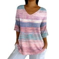 thumbnail image 2 of ZJXFGS Sweatshirts for Women 2025 Women Country Concert Tops Women'S Tops Tees & Blouses Womens Oversized T Shirts Casual Sweatshirts for Women Workout Tops Pink S, 2 of 4
