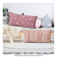 thumbnail image 4 of Almohada Jumbo Reversible Way To Celebrate Body corazones 120 cm x 50 cm rosa, 4 of 4