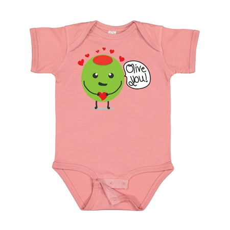 

Inktastic Olive You Gift Baby Boy or Baby Girl Bodysuit