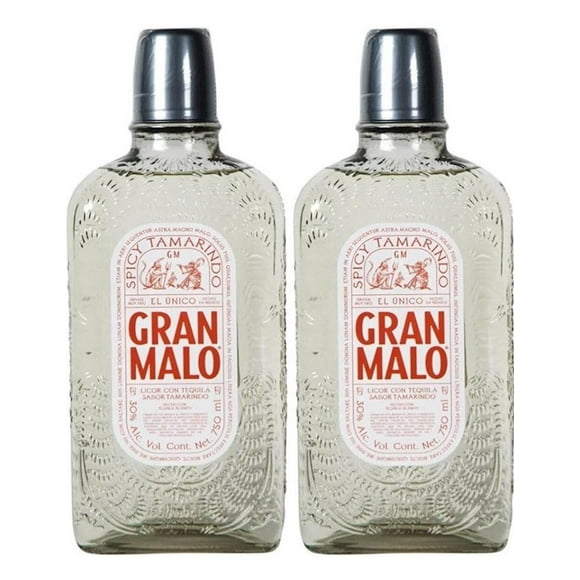 Pack de 2 Licor de Tequila Gran Malo Tamarindo 750 ml Tamarindo