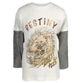 thumbnail image 1 of Ed Hardy - Destiny Tiger Youth 2fer Long Sleeve T-Shirt, 1 of 1