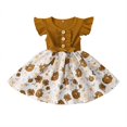 thumbnail image 3 of RIJOPUTY Plaid Dress Flower Girl Dresses for Wedding Long Sleeve Skater Dress Trendy Baby Clothes Baby Girl Clothes 1 Year Girl 24 Months Girl 9 Month Girls Clothes Ballet Clothes for Girls 4-6, 3 of 3