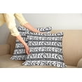 thumbnail image 2 of Ambesonne African Throw Pillow Cover 2 Pack, Oriental Dancer, 24", Black White, 2 of 5