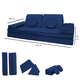 thumbnail image 4 of Dundy Plus Sillón de Actividades Modular Infantil, Sofá de Piso para Niños y Adultos, Juego para Niños y Bebés con 8 Piezas. (Azul Navy), 4 of 7