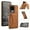 Brown, variant on TOP SHE Case for Samsung Galaxy S20 Ultra Cell Phone (6.9 Inch) - Synthetic Leather Protective Case with Card Slot / Kickstand, Slim Fit Lightweight Simple Fashion Cover (Brown)