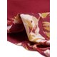 thumbnail image 5 of Conjunto de pijama de satén para mujer INSPIRE CHIC, top de seda con mangas cortas y pantalones, 2 piezas, talla XL, color rojo vino, 5 of 6
