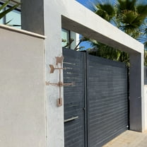 HONMEET Brown Metal Goat Weathervane for Roof Outdoor Garden Decor Wind Vane 1 Set