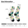 thumbnail image 2 of Balery Flamingo Calcetas Largas con Estampado para Hombre y Mujer – Suaves y Transpirables, Talla Única (US 5-11), 2 of 6
