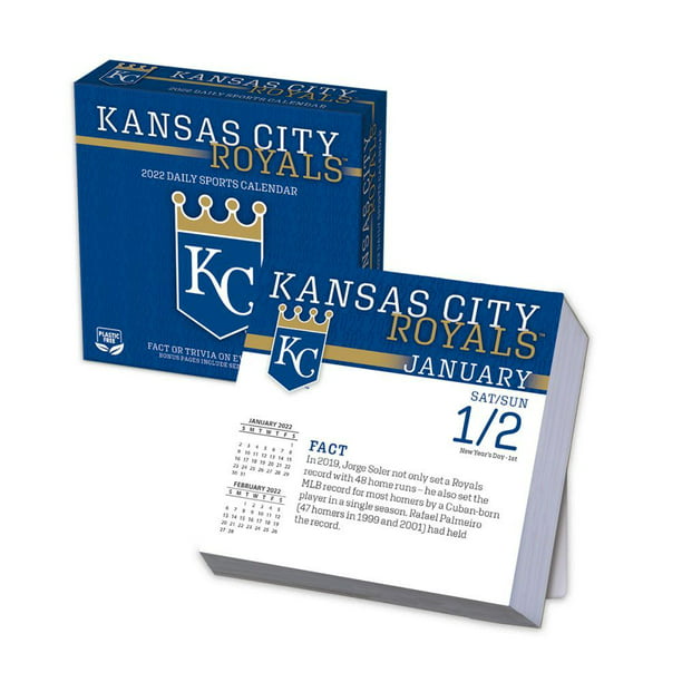 Kc Royals 2022 Schedule Mlb Kansas City Royals 2022 Desk Calendar - Walmart.com