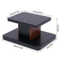 thumbnail image 2 of 2 Packs  Studio Monitor Stands Speaker Holder Desktop Speaker Stands For Studio, 2 of 12