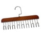 thumbnail image 5 of Colgador de corbatas perfecl de madera organizador colgante marrón oscuro para armario, 5 of 8