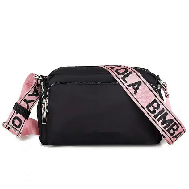 Bolsa Bandolera Bimba Black Nylon Bimba Y Lola Bolsos Tela Bolso